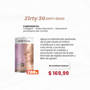 Zirty 30 anti-edad 200g